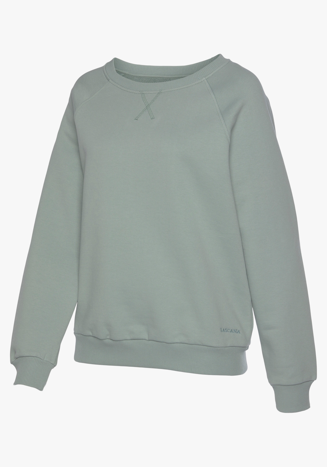 LASCANA Sweatshirt - salbeigrün