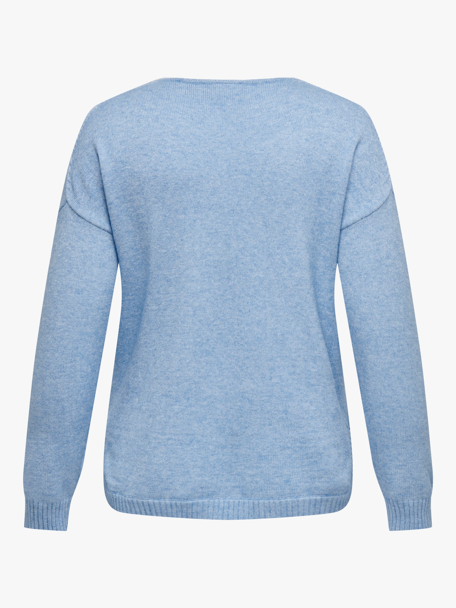 ONLY CARMAKOMA V-Ausschnitt-Pullover - allure detail:melange
