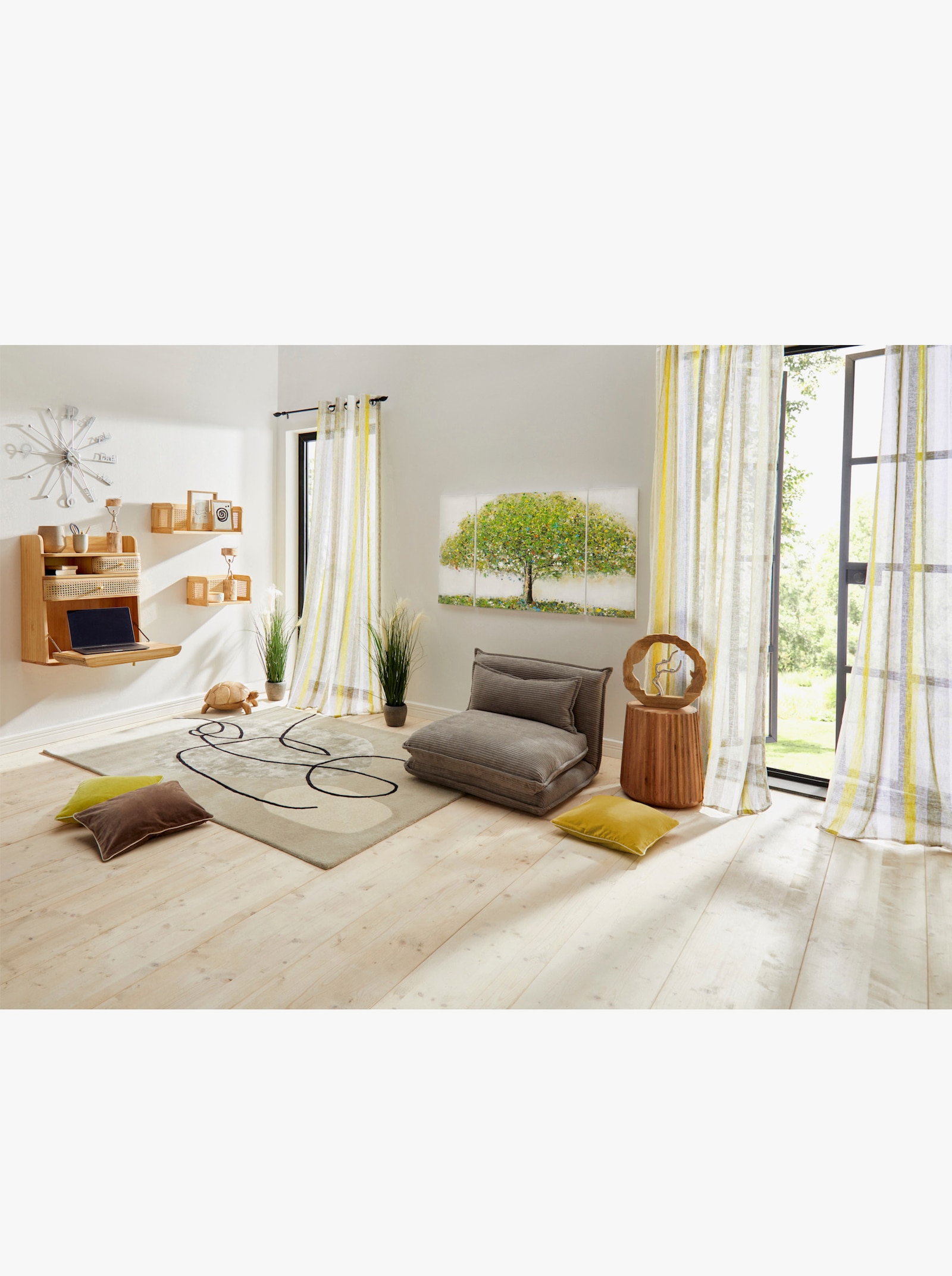 heine home Originalgemälde - grün