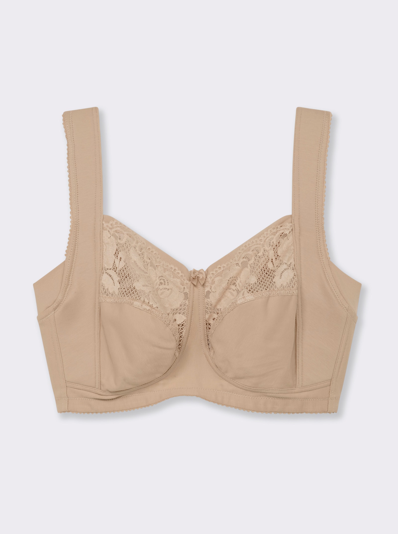 Miss Mary Entlastungs-BH ohne Bügel mit wattierter Seitenstütze - elfenbein