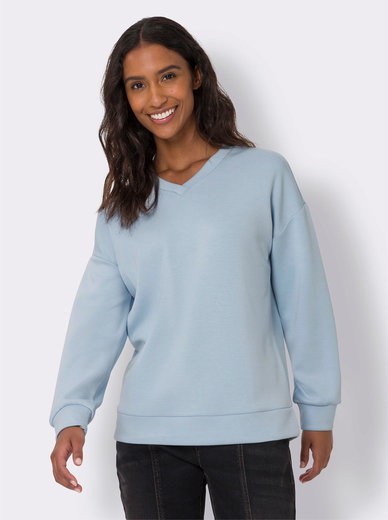 heine Sweatshirt - lichtblauw