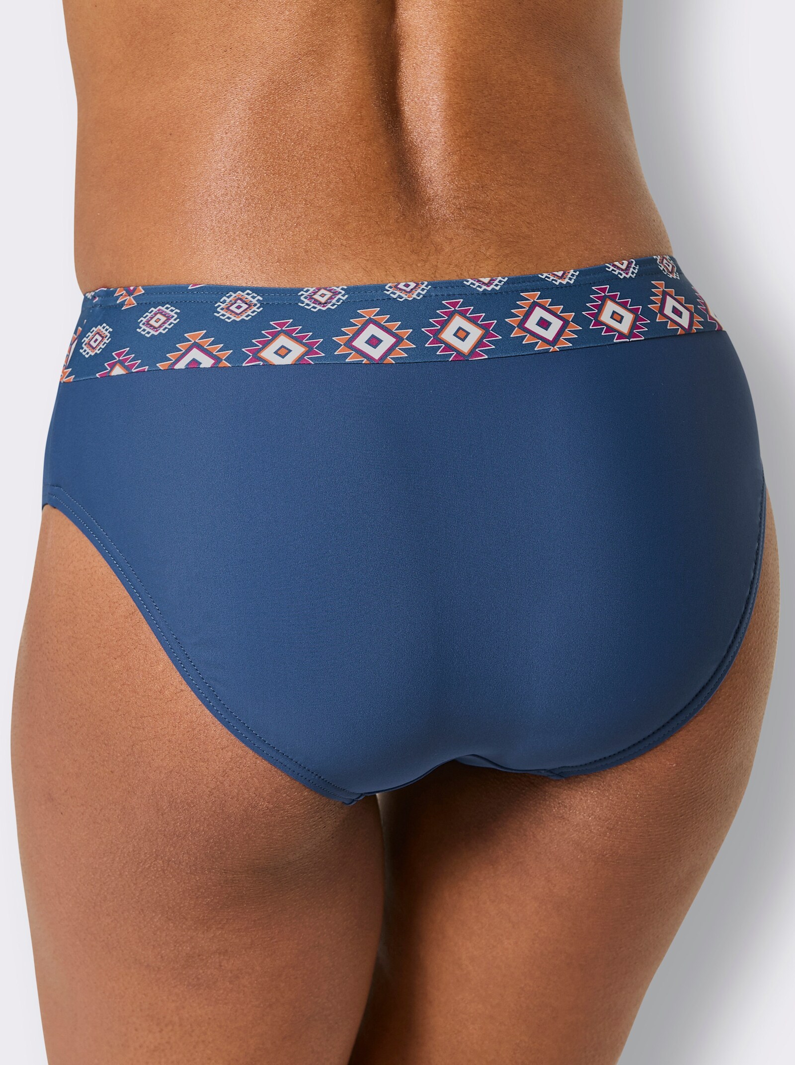 Bikini-Slip - jeansblau