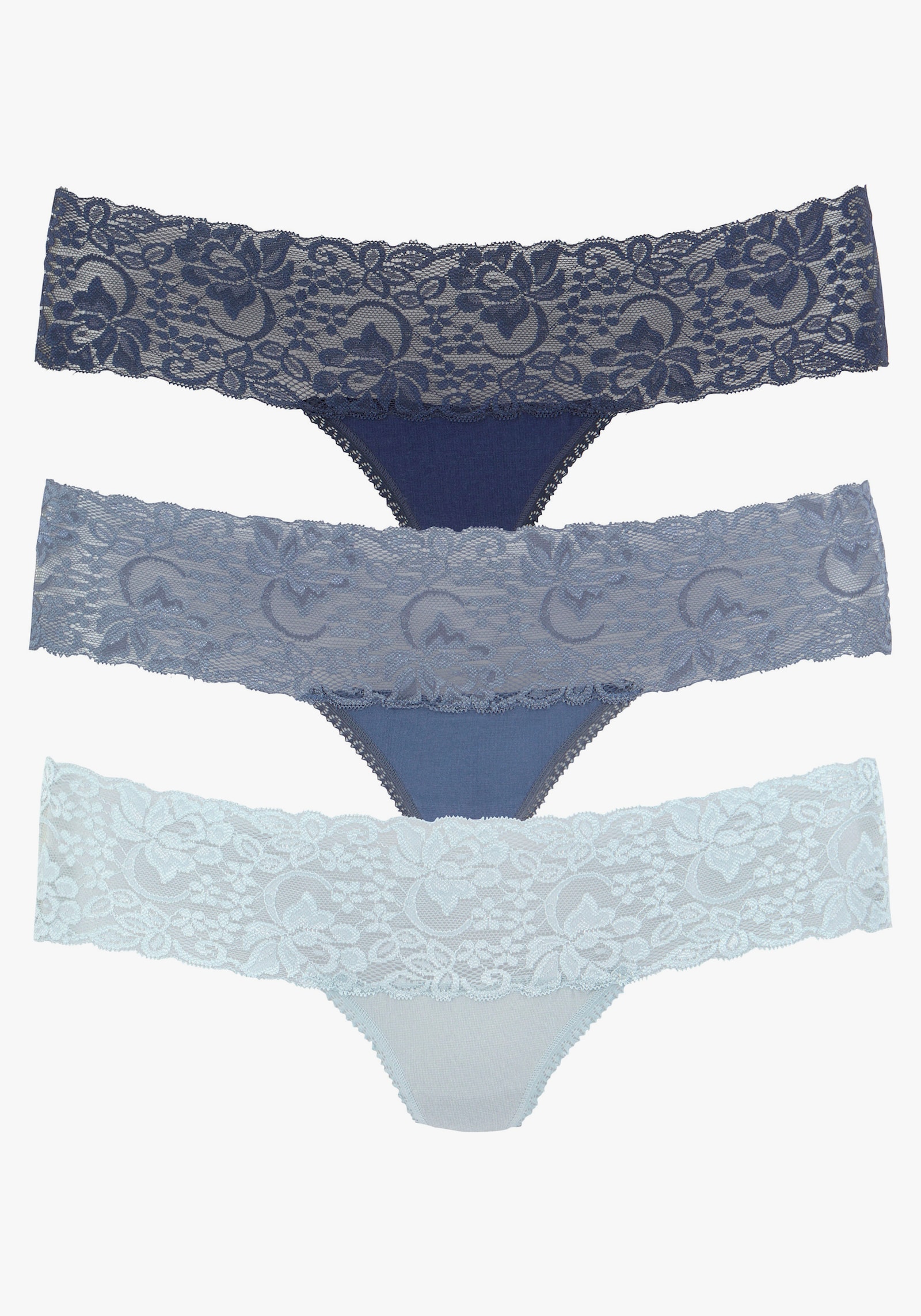 Vivance String - bleu glacier, bleu fumée, bleu marine