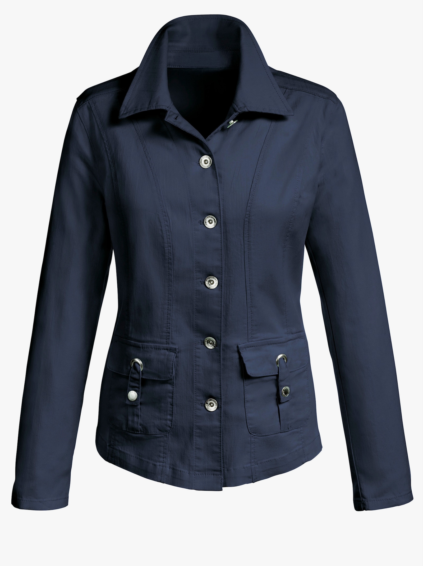 Jackenblazer in Denim-Optik - blue-bleached
