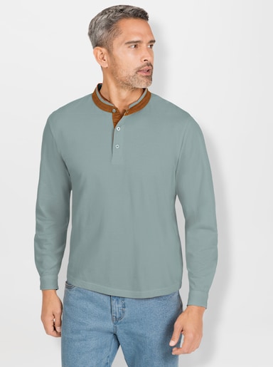 Marco Donati Langarm-Shirt - jade