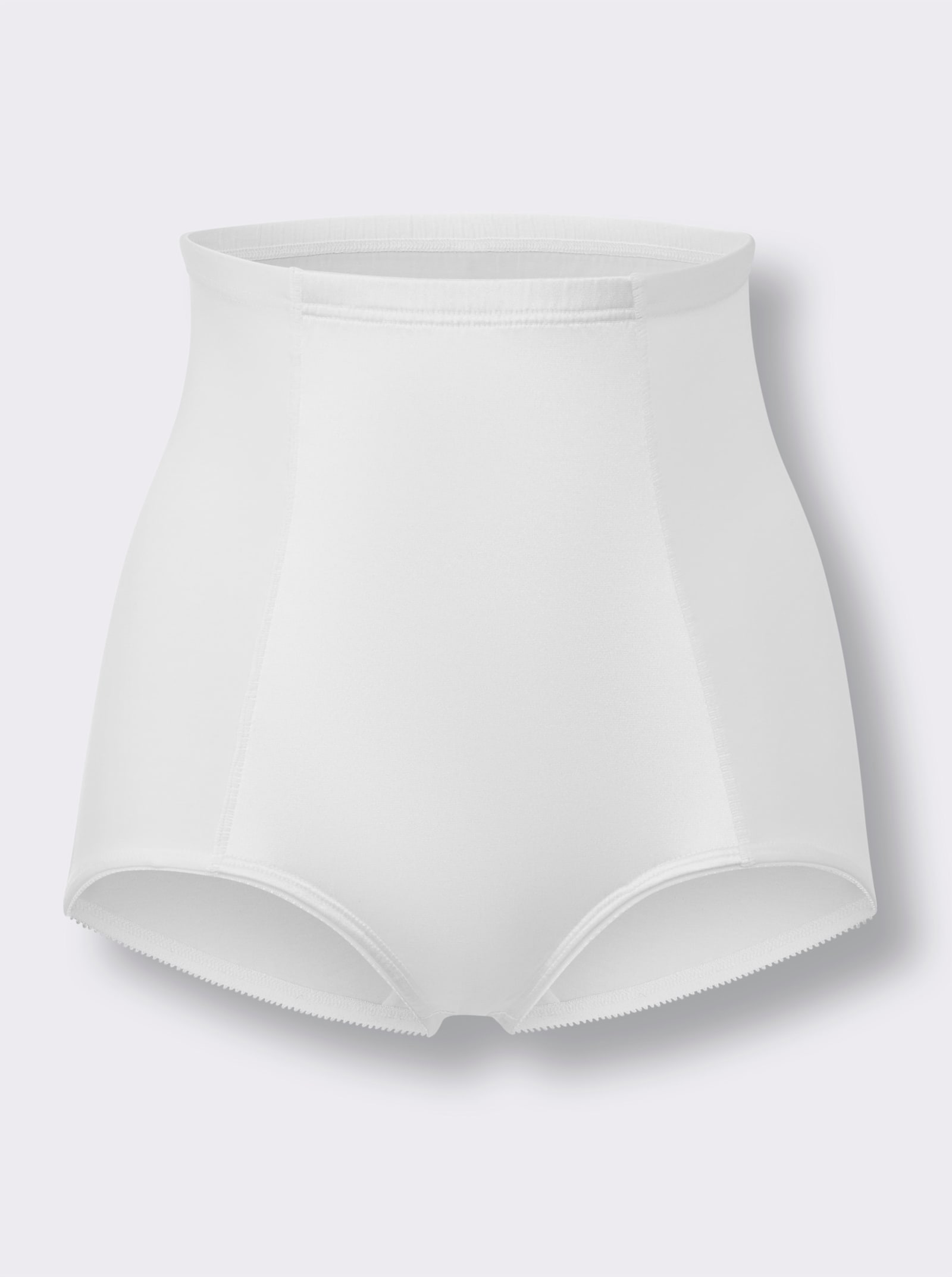 wäschepur Formslip mit Satin-Einsatz - weiß
