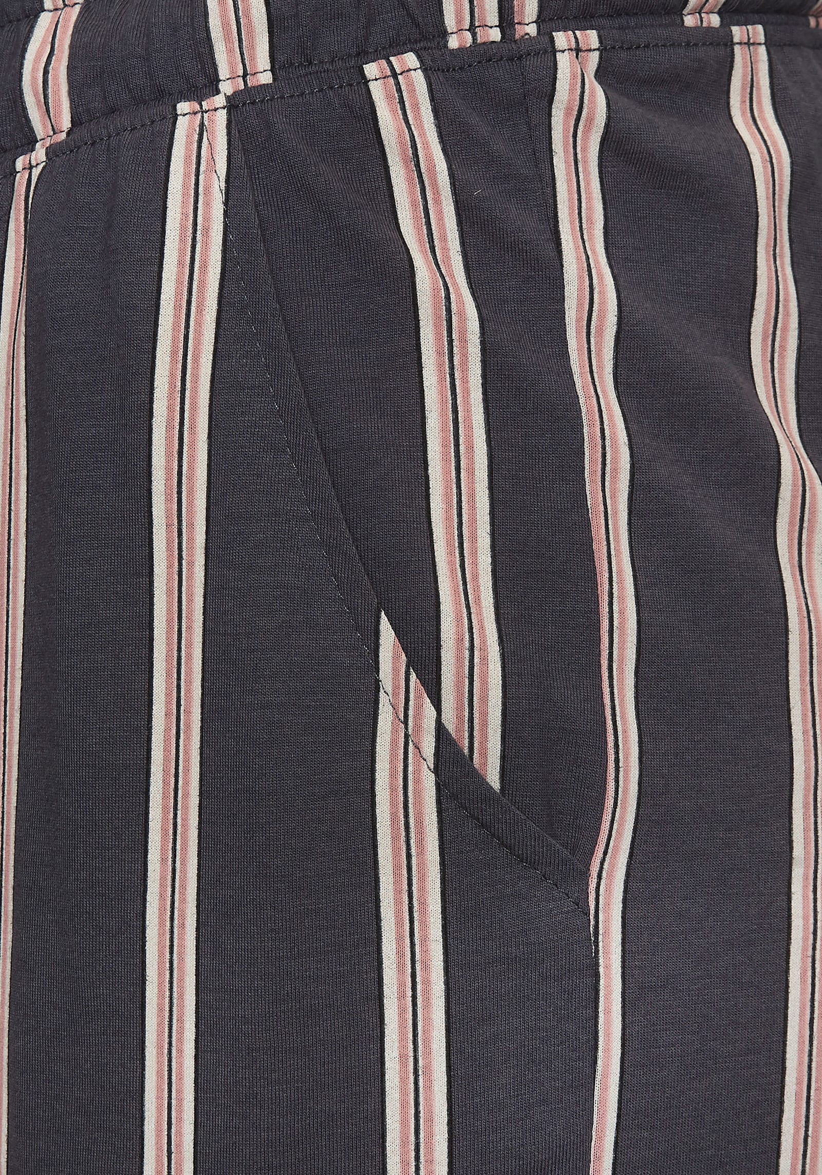 LASCANA Short de pyjama - anthracite à rayures