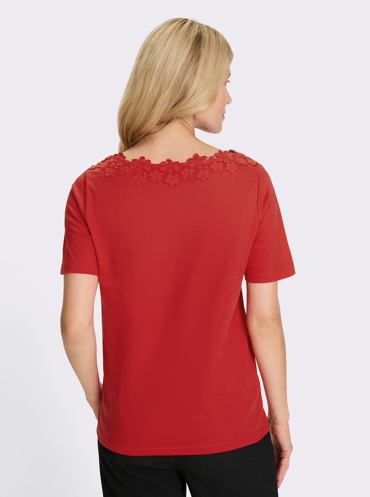 Kurzarmshirt - rot