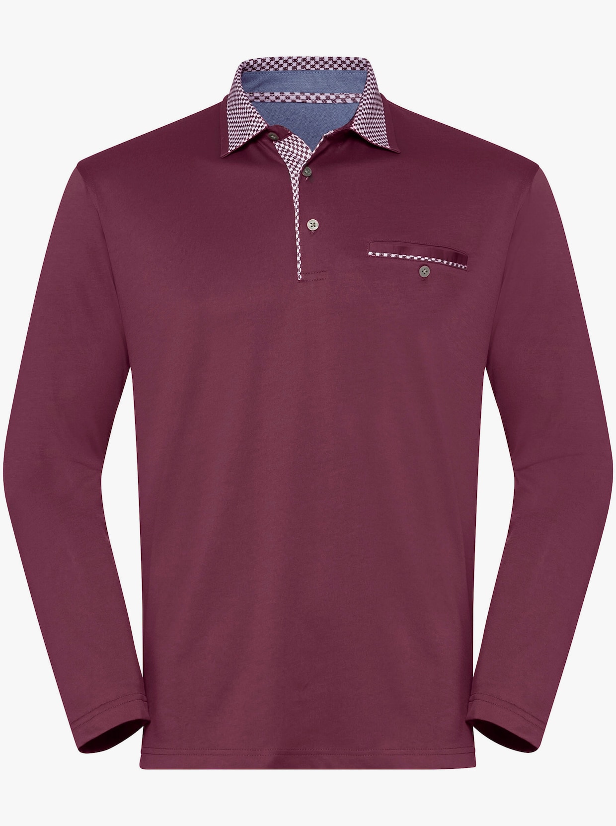 Hajo Langarm-Shirt - bordeaux