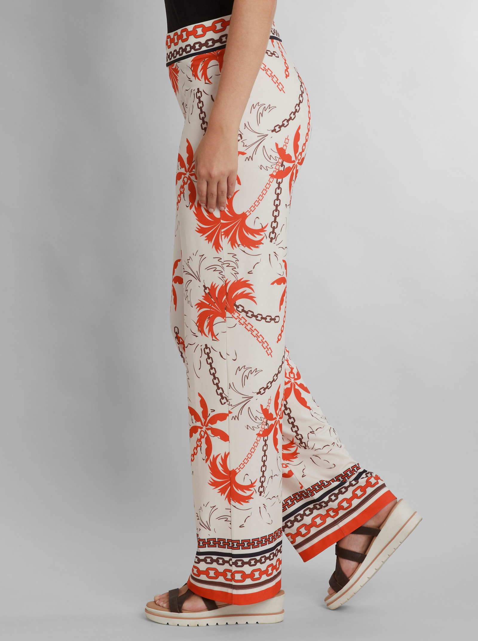 heine Schlupfhose mit Druckdessin - champagner-terra-bedruckt
