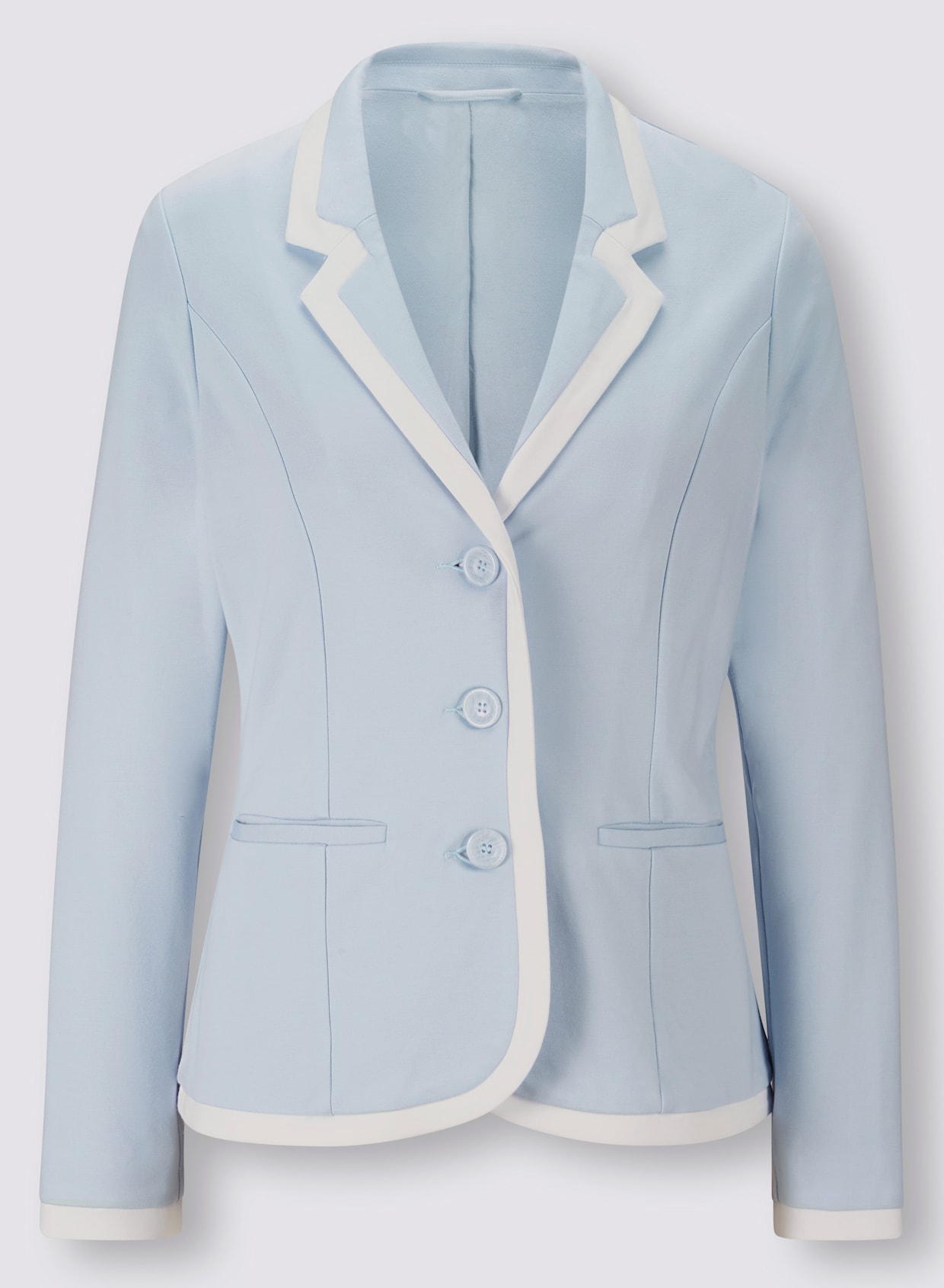heine Jersey blazer - lichtblauw