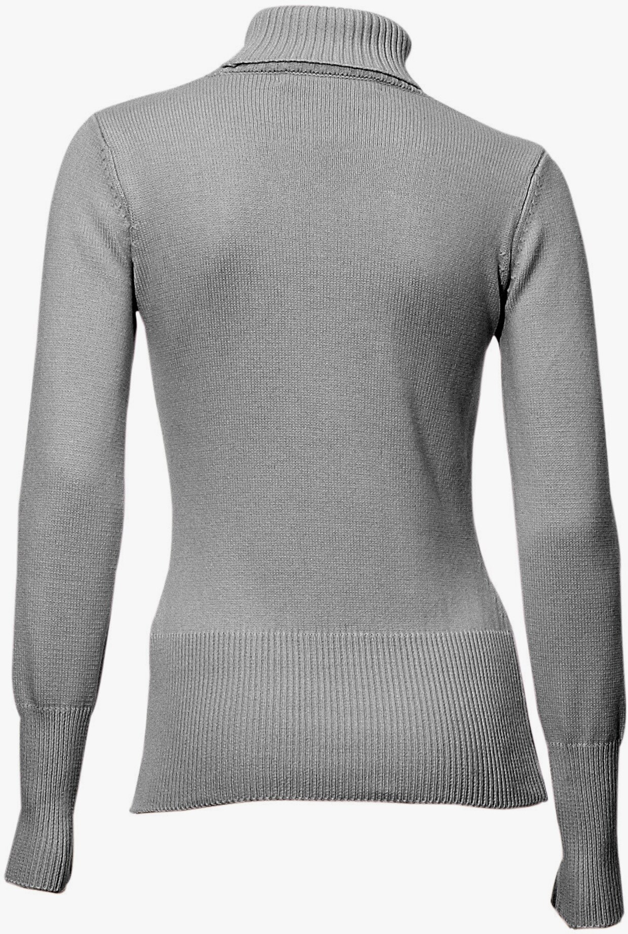 heine Rollkragen-Pullover - grau-melange