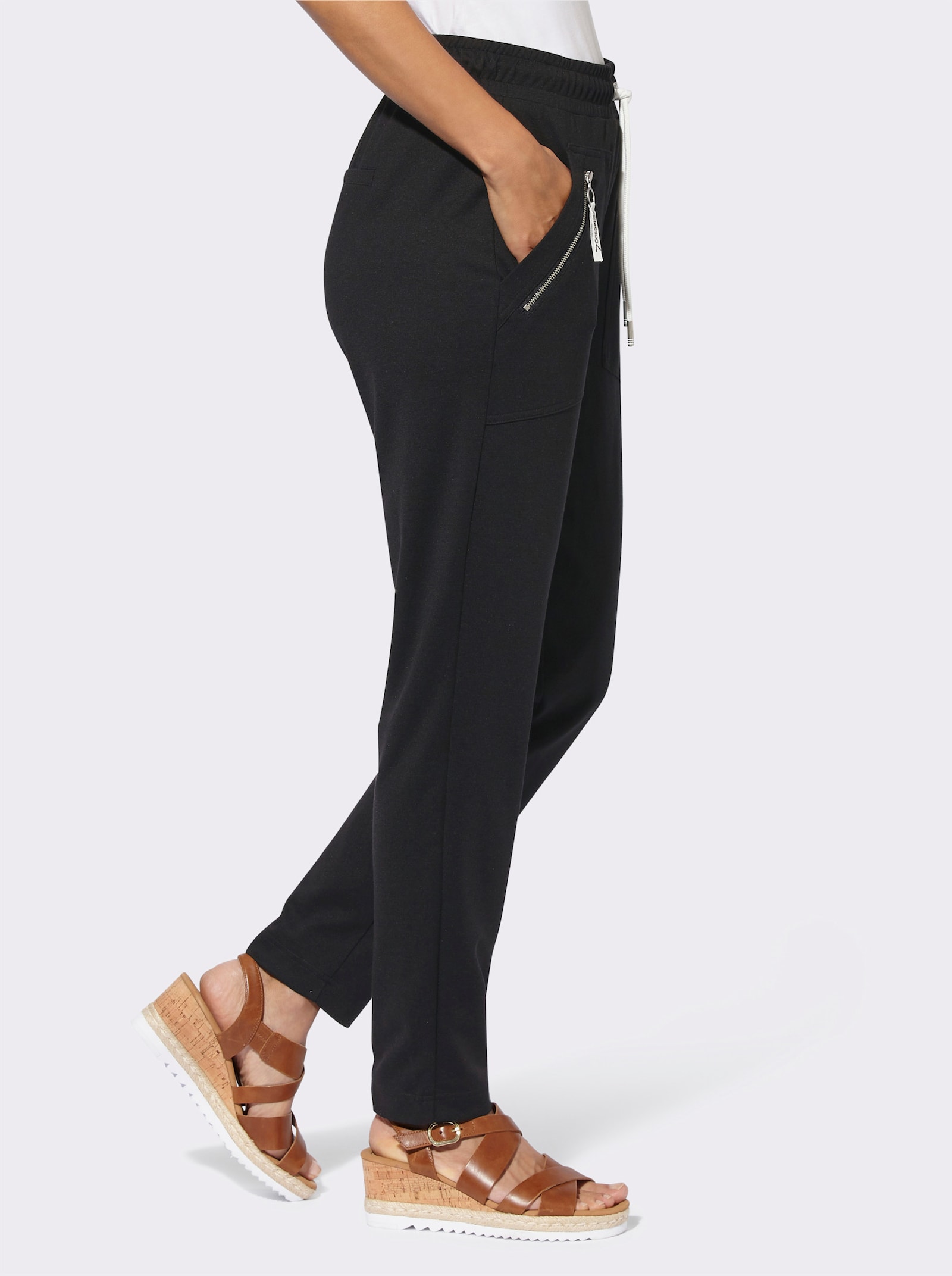Pantalon en qualité extensible - noir