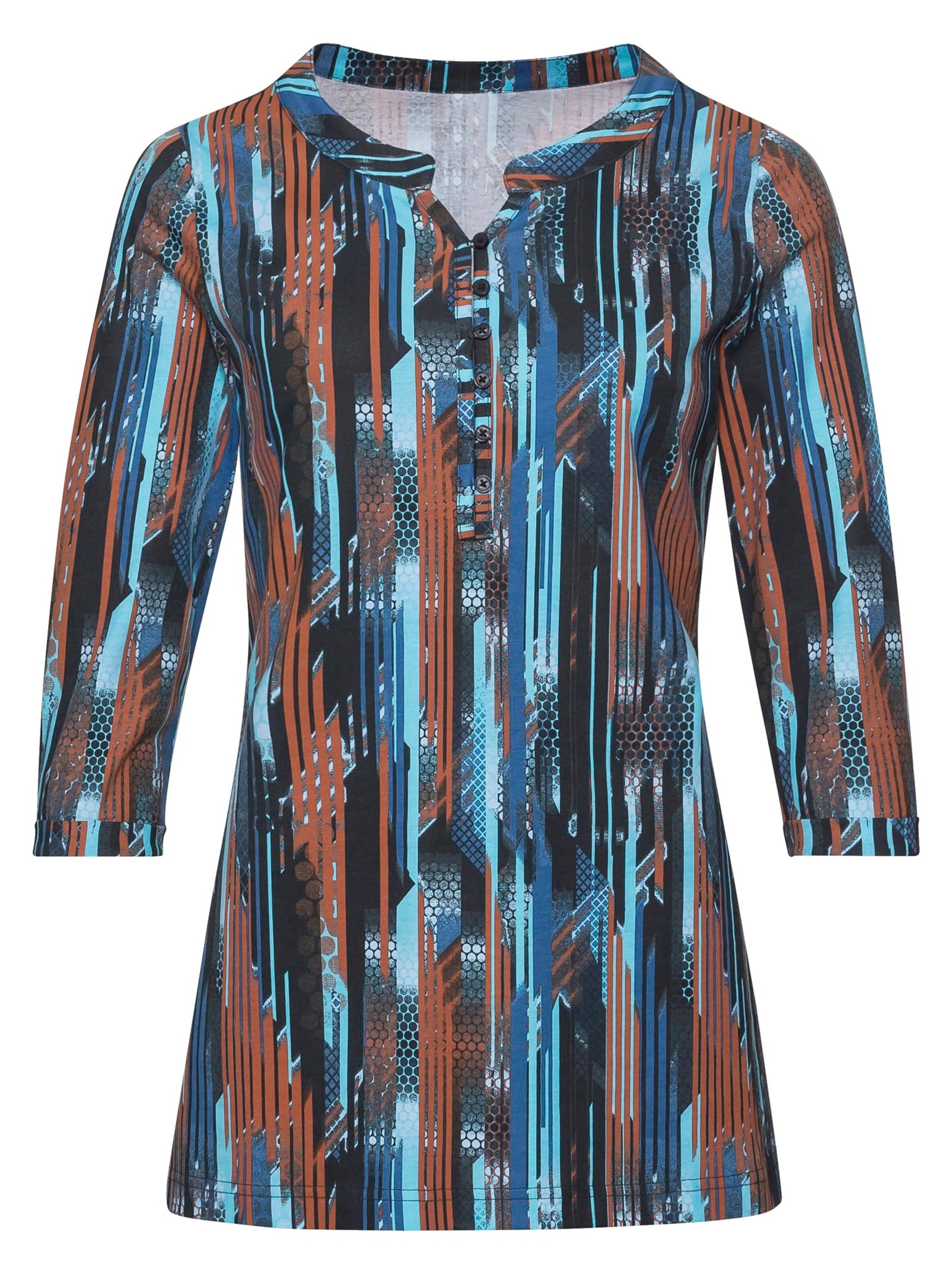 Shirt - blau-gemustert