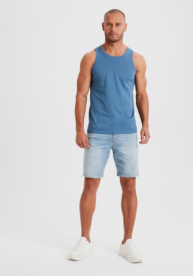 H.I.S Tanktop - dunkelblau, mittelblau, blau
