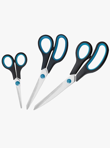 Scheren-Set - schwarz-silberfarben