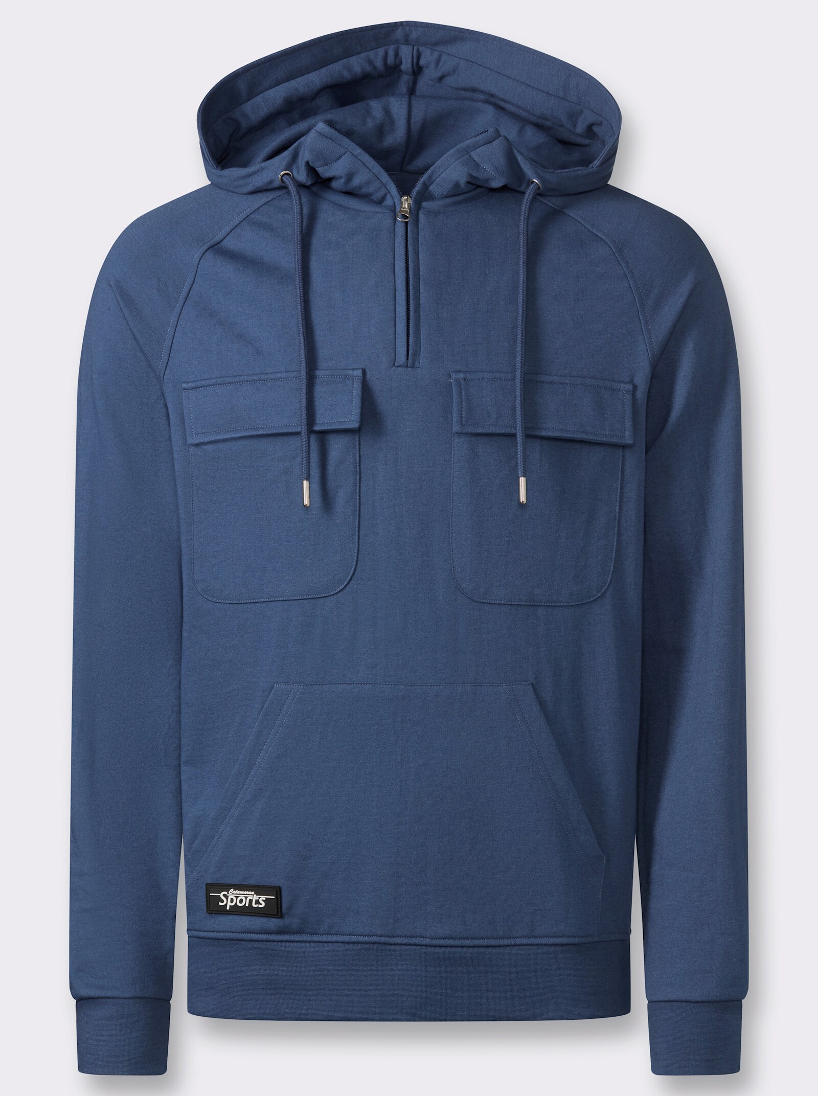 Catamaran Sports Sweatshirt mit Känguru-Tasche - jeansblau
