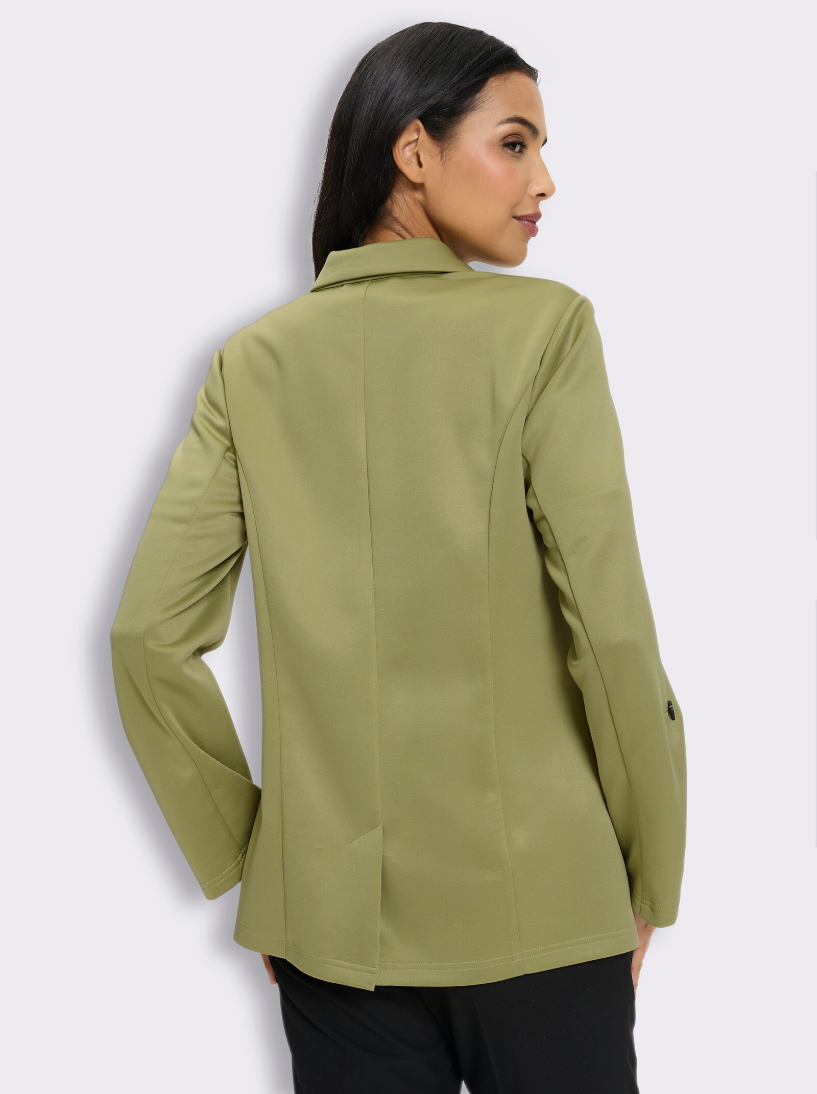 Jerseyblazer in Interlock-Qualität - schilf