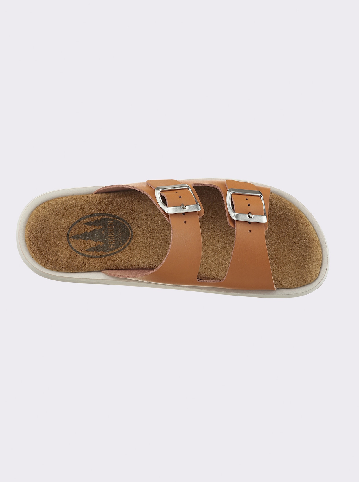 Franken Schuhe Pantolette - camel