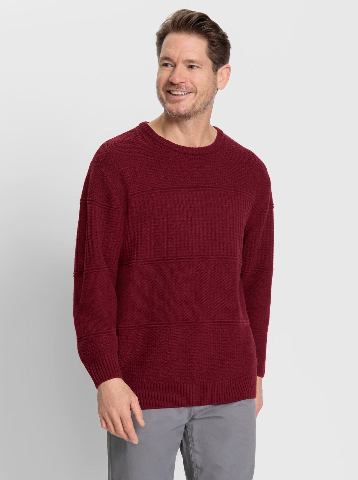 Marco Donati Pullover - dunkelrot