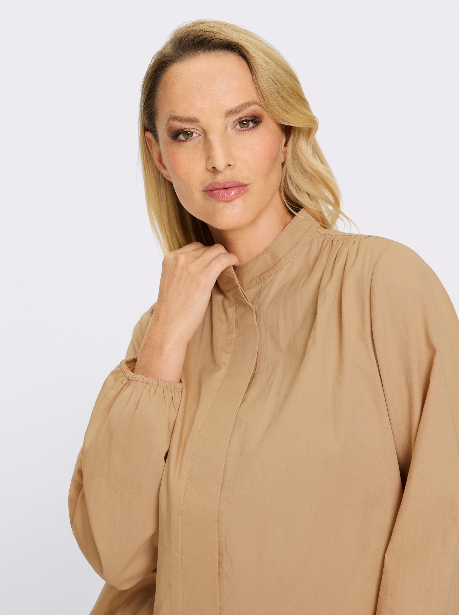 heine Blouson mit elastischen Abschlüssen - camel
