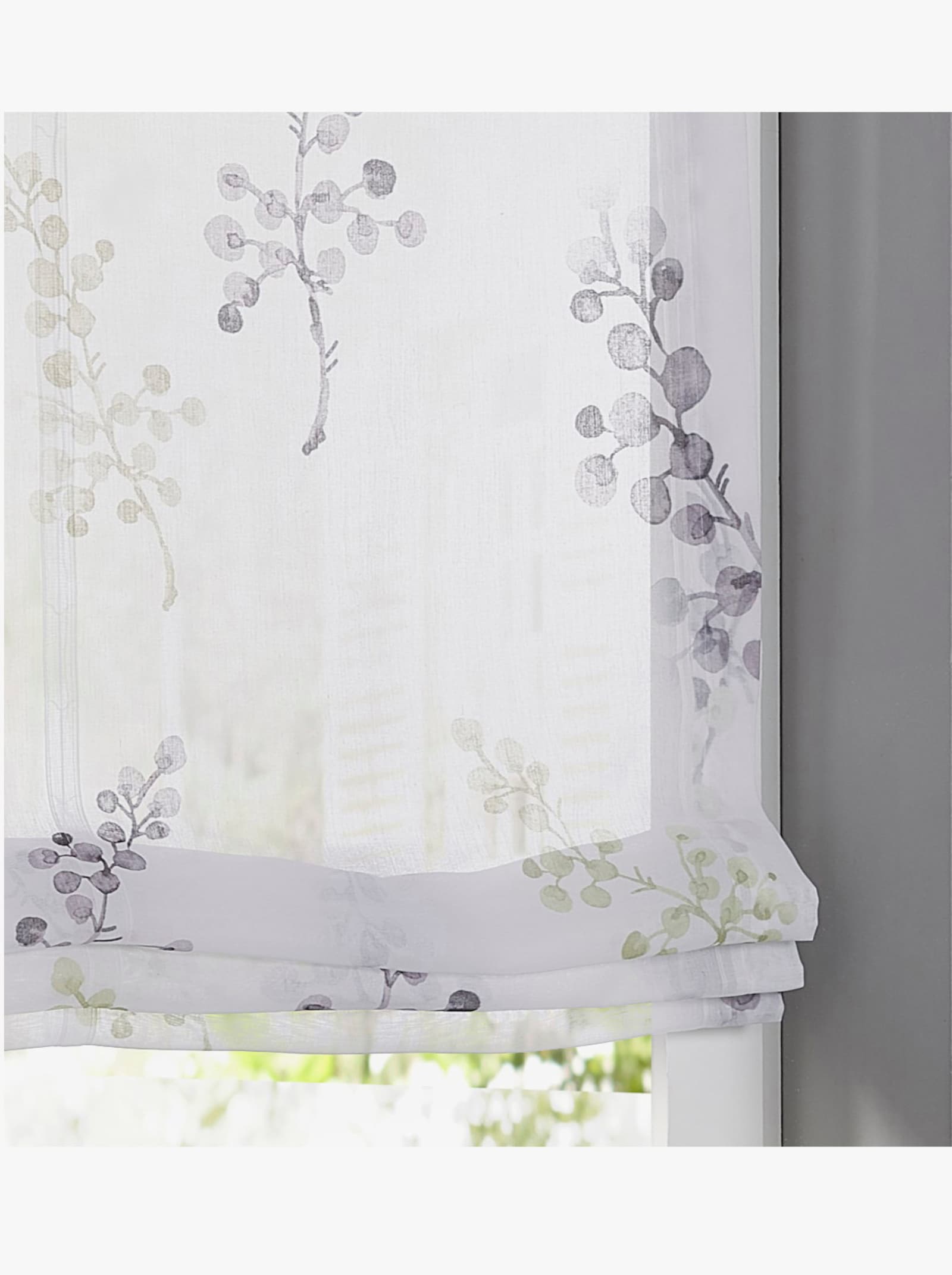 heine home Raffrollo - grün-weiß