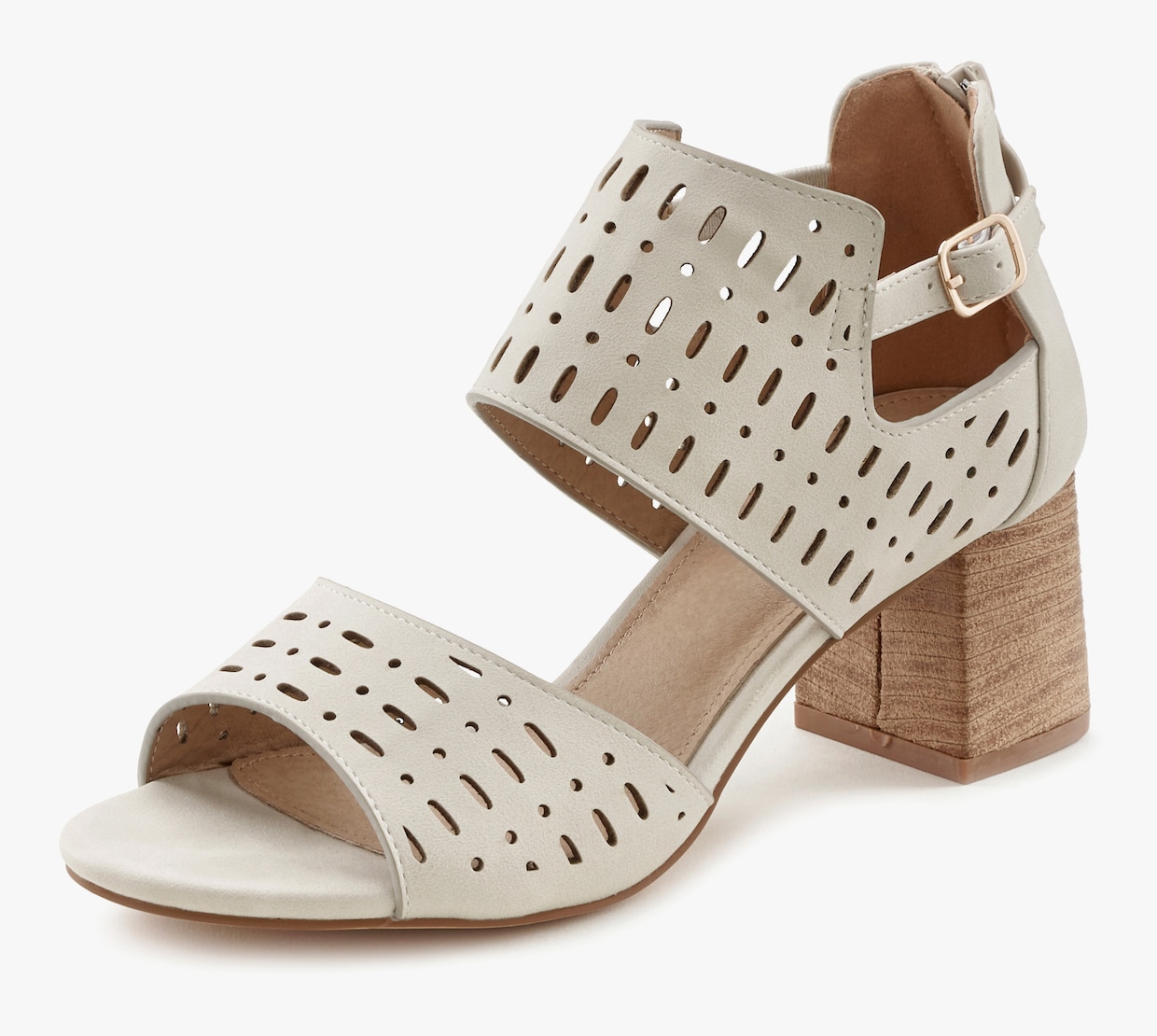 LASCANA Sandalen met riempjes - beige