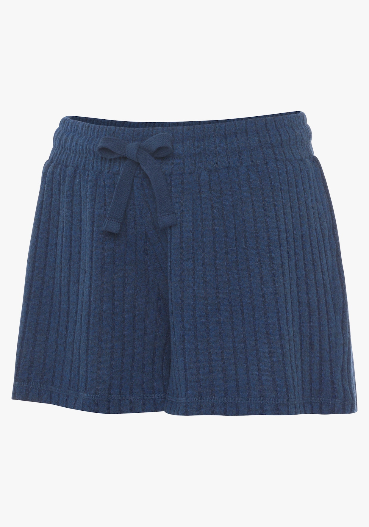 LASCANA Shorts - blau-meliert