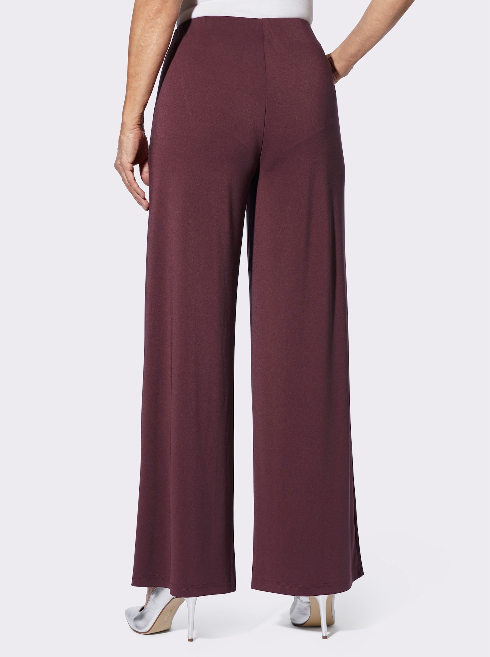 Jerseyhose in Koffer-Qualität - burgund