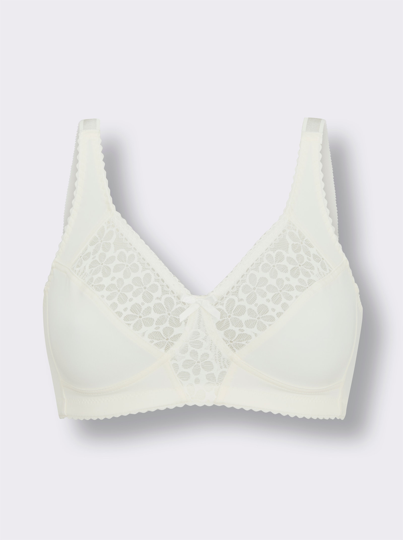 wäschepur BH ohne Bügel - ecru