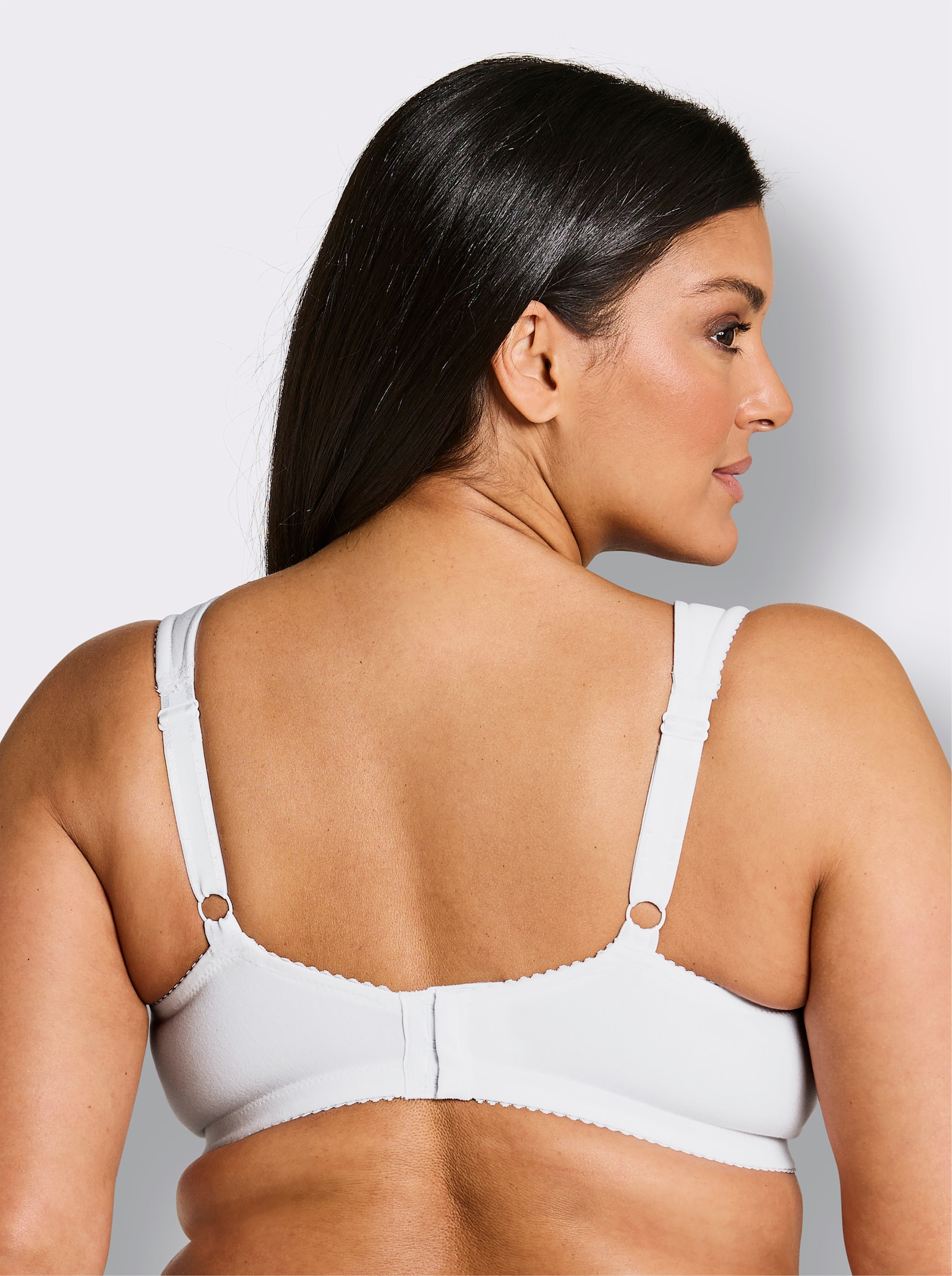 Entlastungs-BH ohne Bügel - weiß