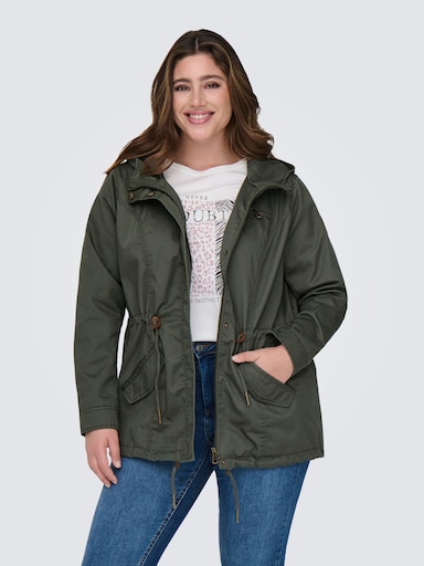 ONLY CARMAKOMA Parka - kambaba