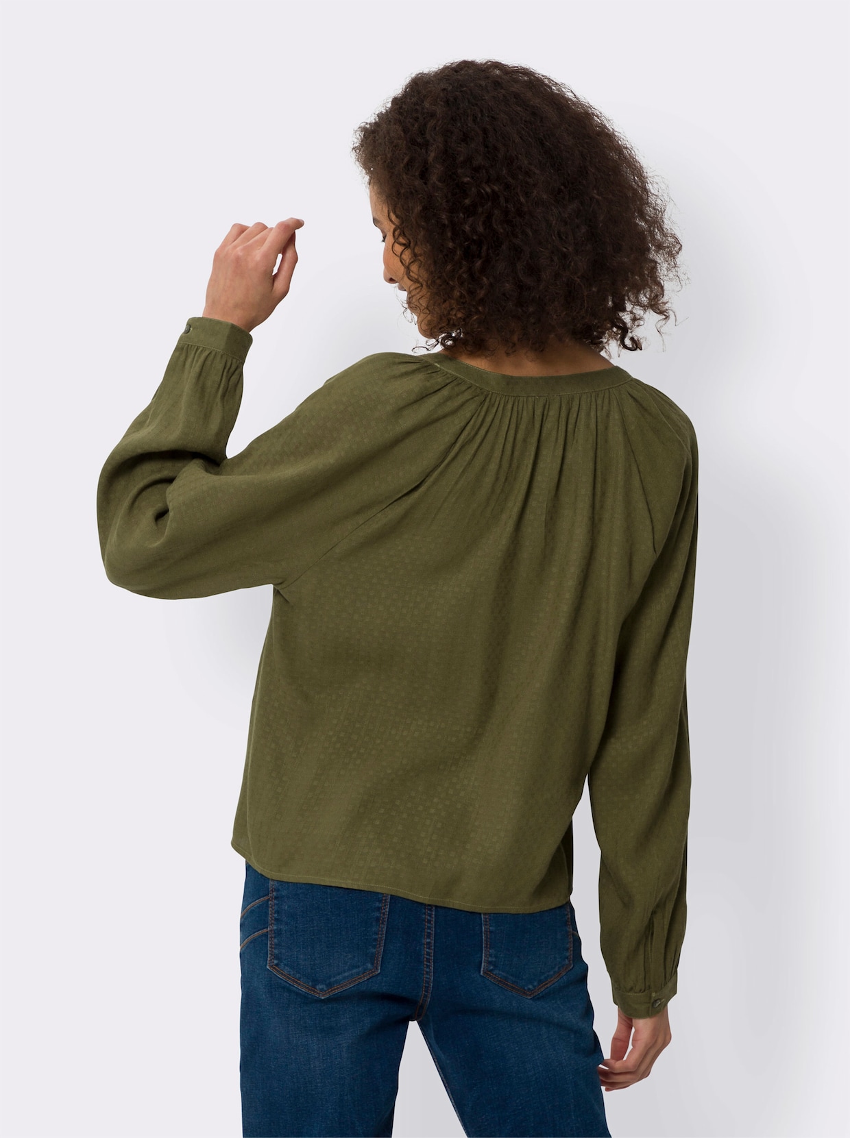 heine Blouse - olijf