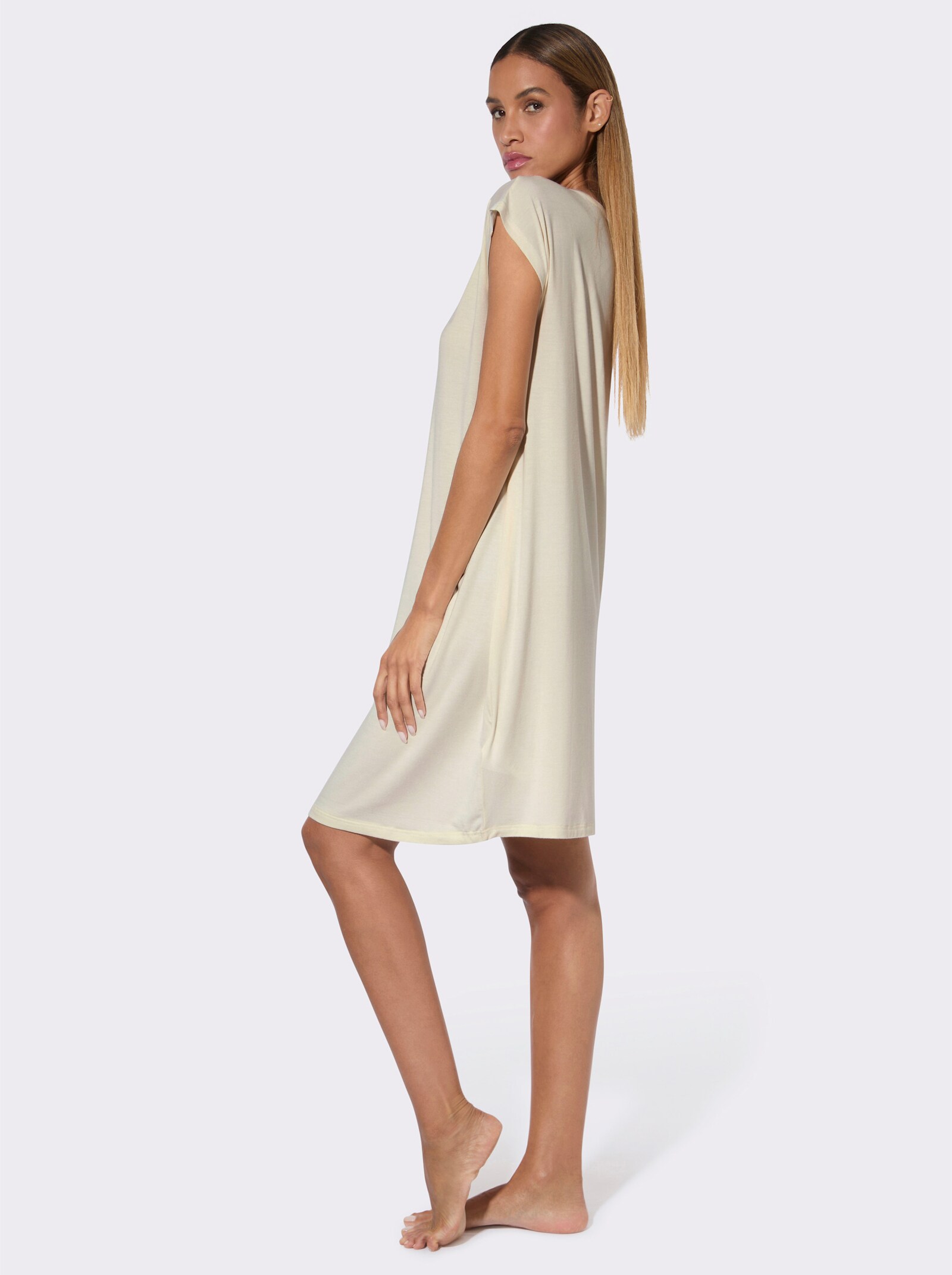 Comtessa Nachthemd im Modal-Stretch-Mix - champagner