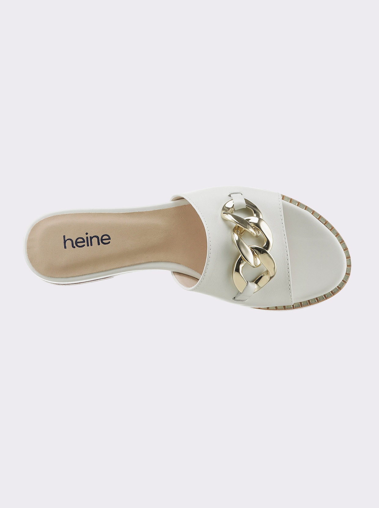 heine slippers - ecru