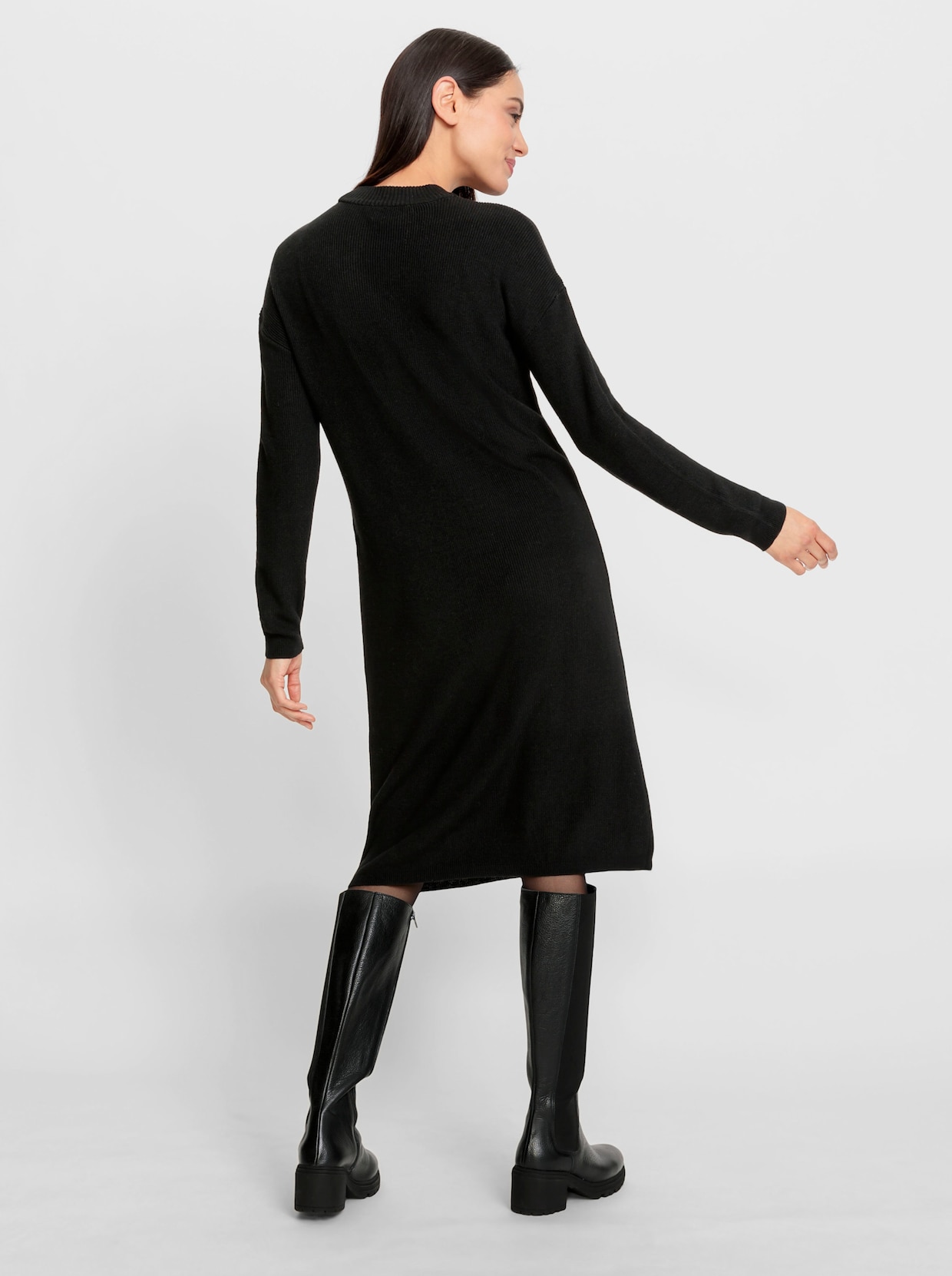 heine Robe en tricot - noir