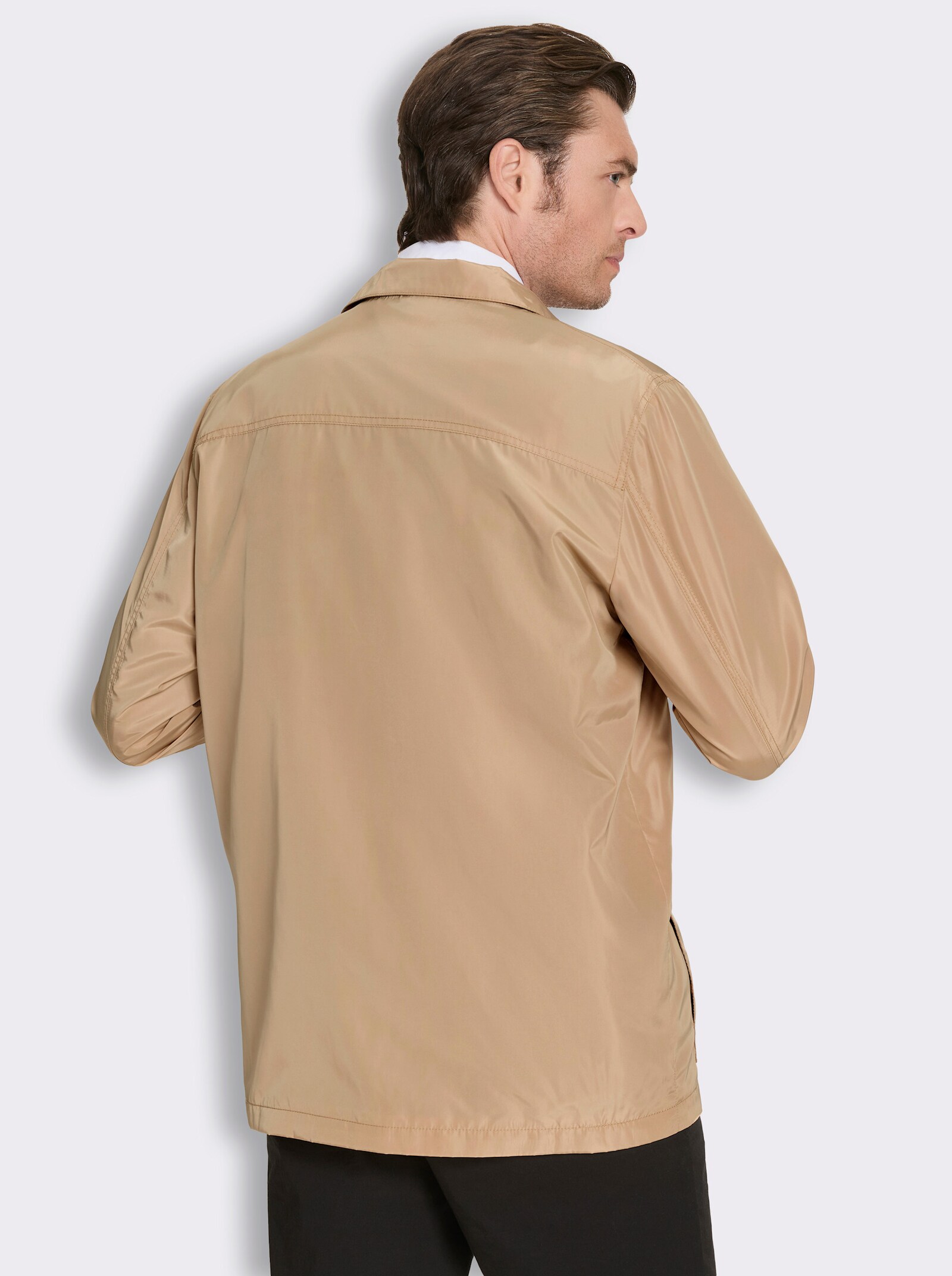 Marco Donati Longjacke mit vielen Taschen - camel