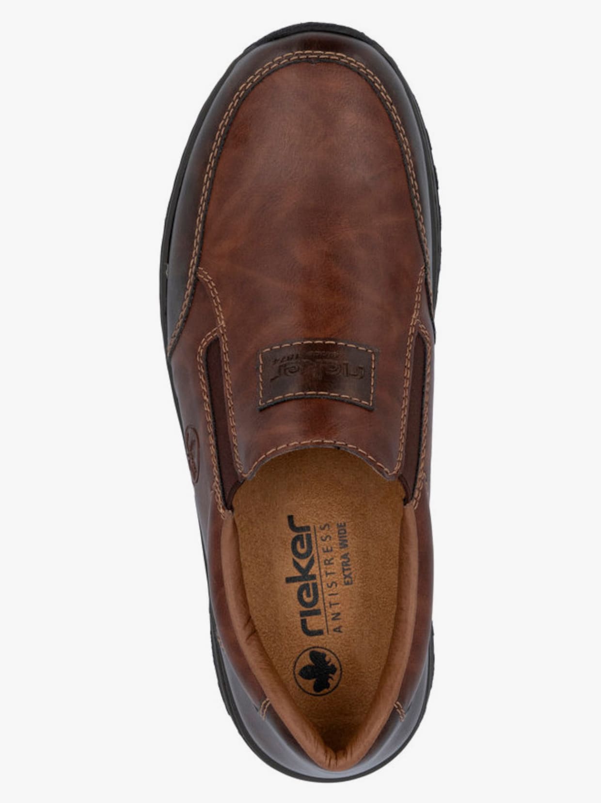 Rieker Slipper mit Wechselfußbett - braun