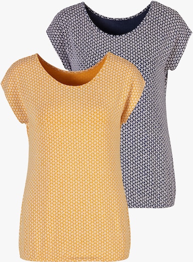 Vivance T-Shirt - gelb, blau