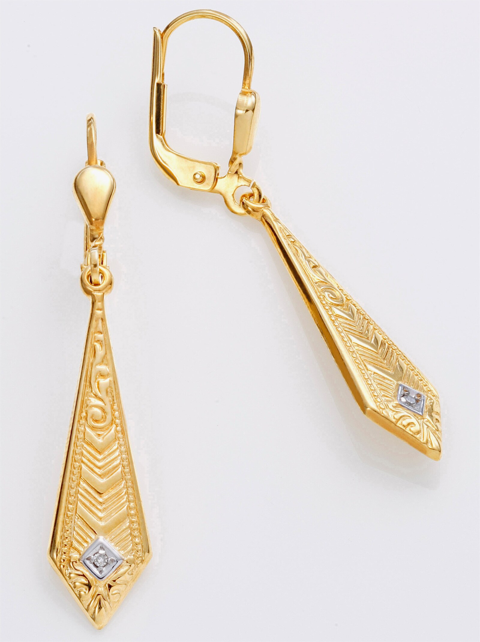 Ohrhänger - Gelbgold 375