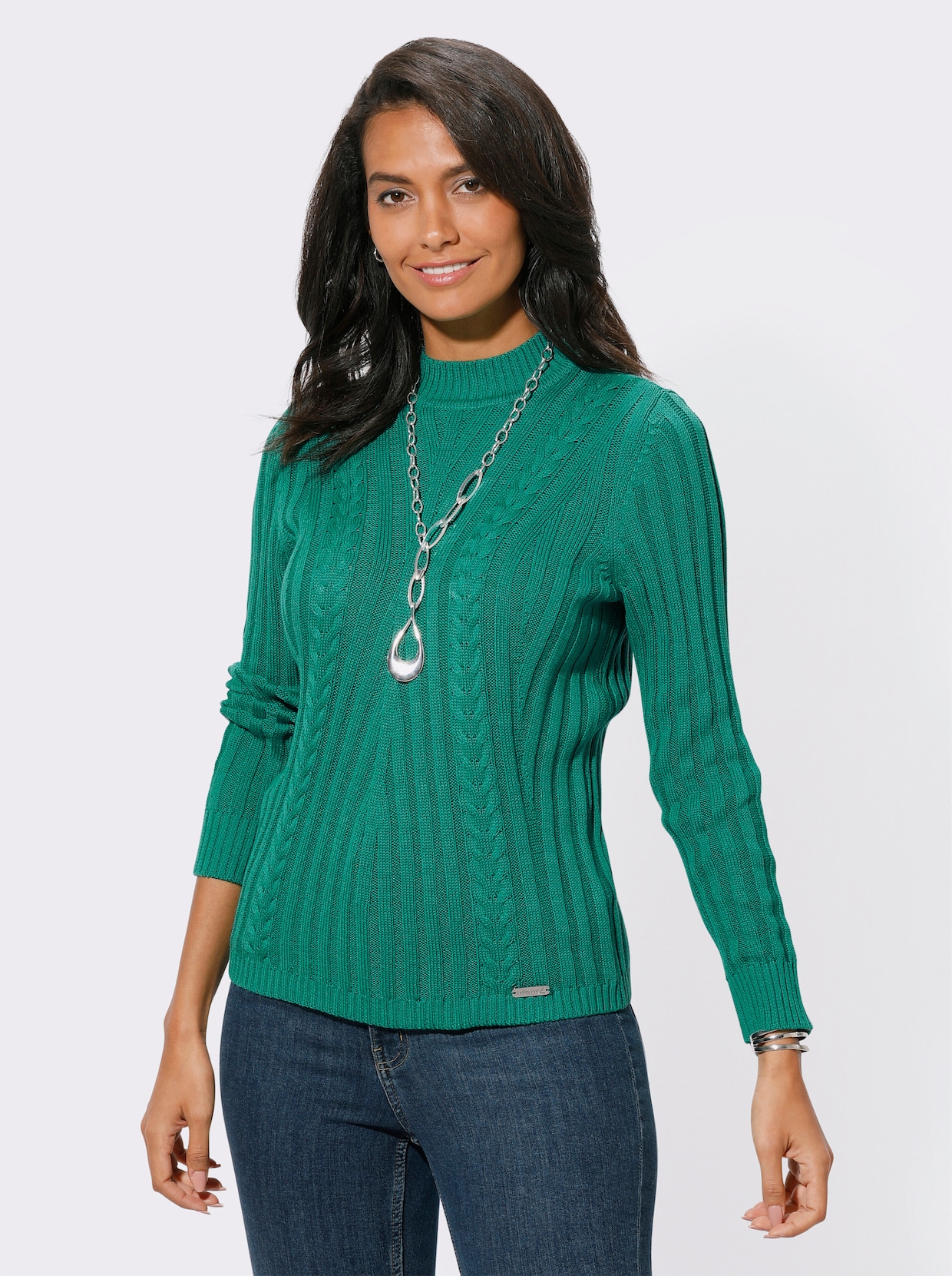 Pullover - smaragd