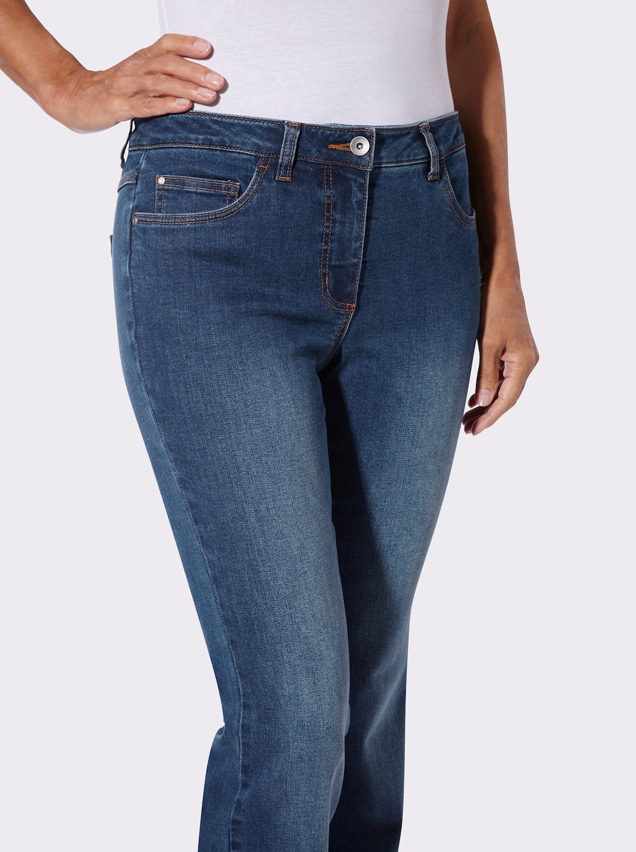 Schlagjeans - blue-stone-washed