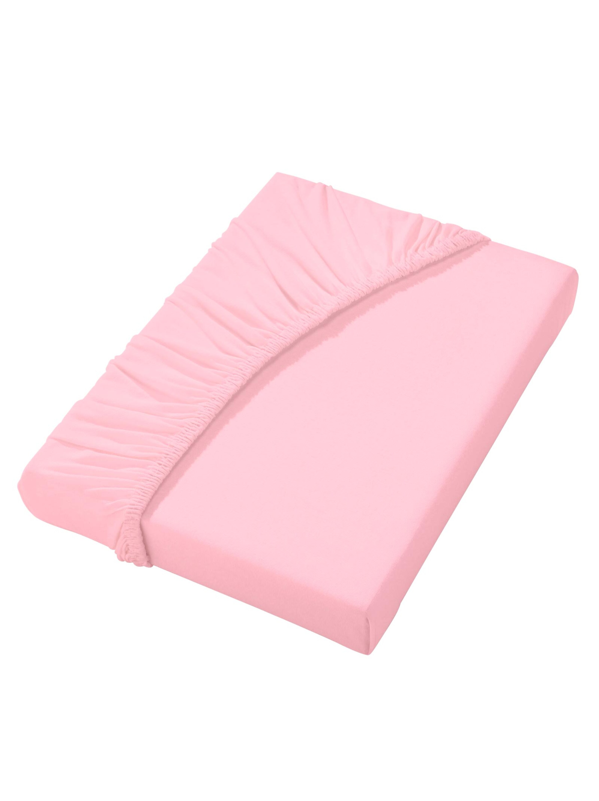 Spannbetttuch - rosé