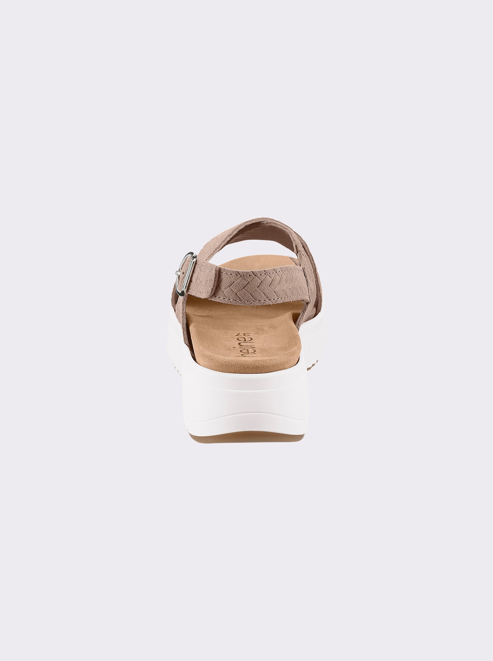 heine Sandalette - taupe-weiß