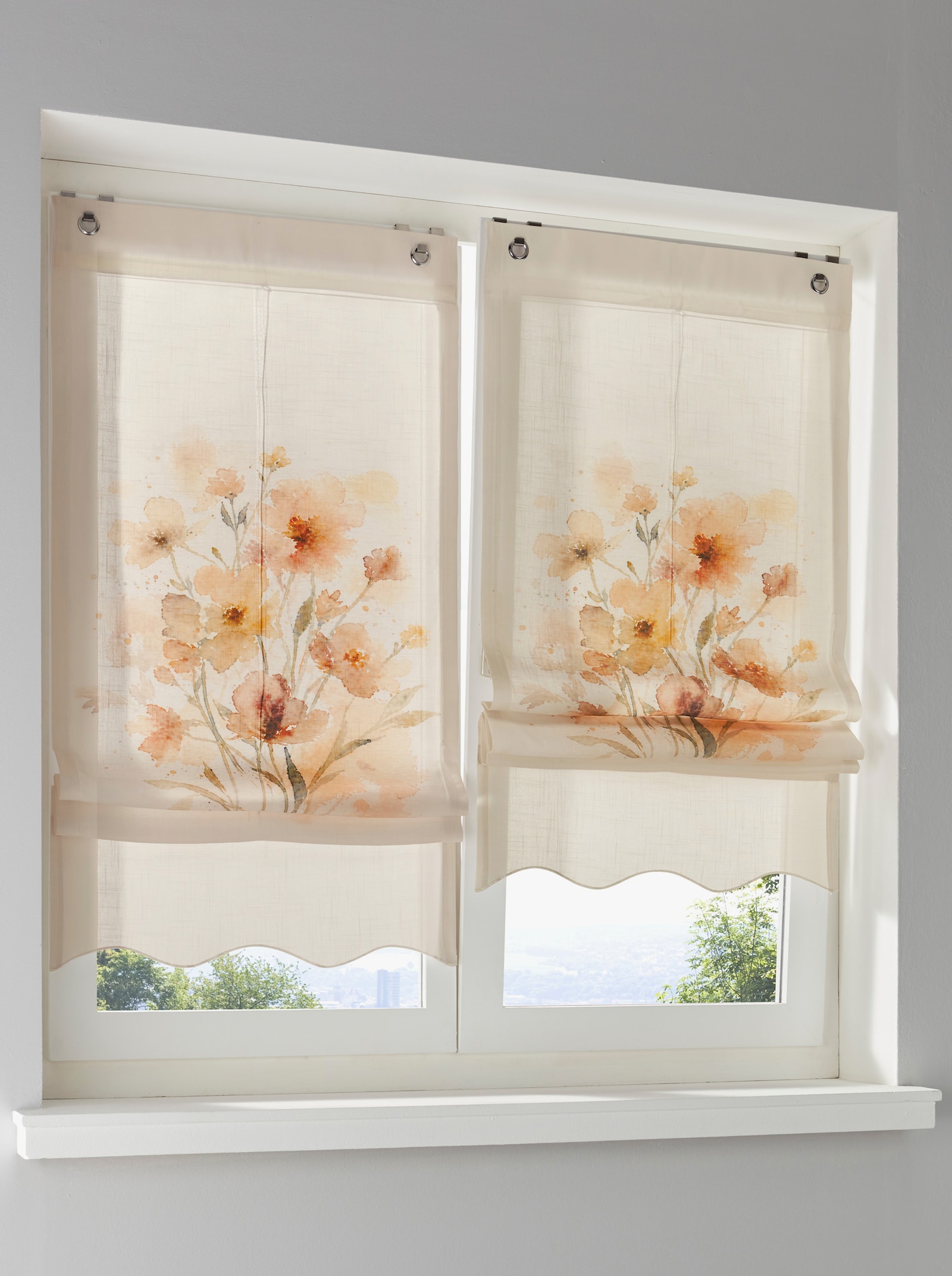 heine home Raffrollo - ecru-apricot