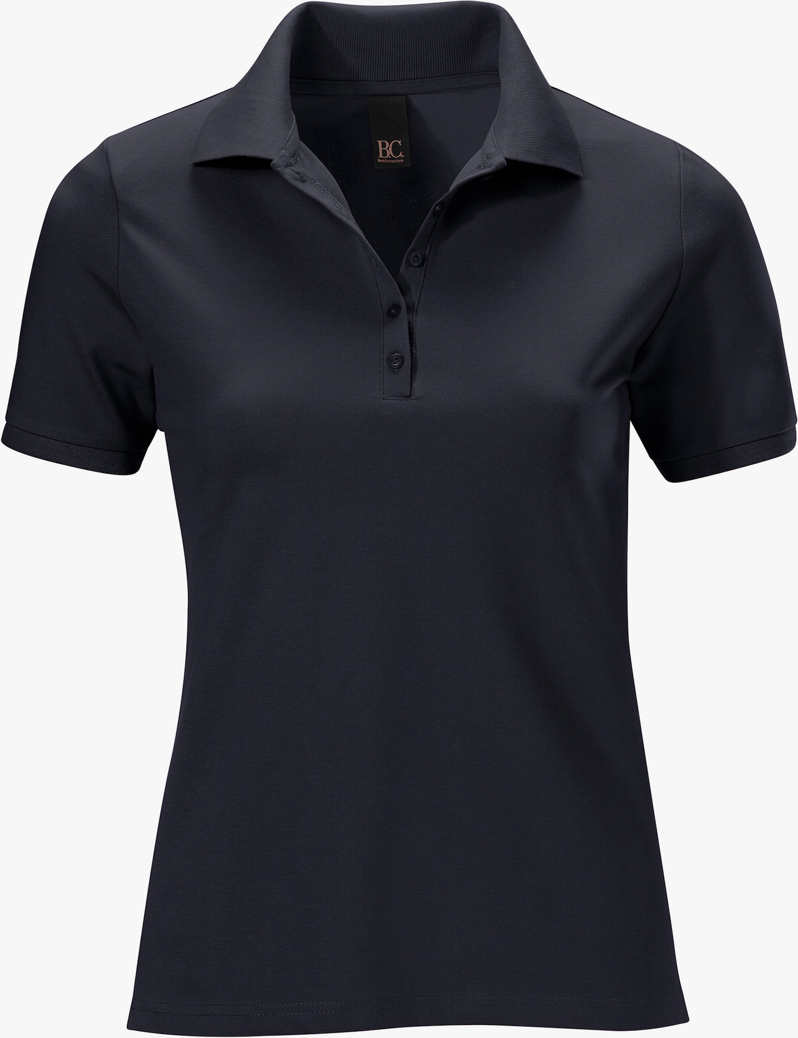 heine Poloshirt in Pikee-Qualität - marine