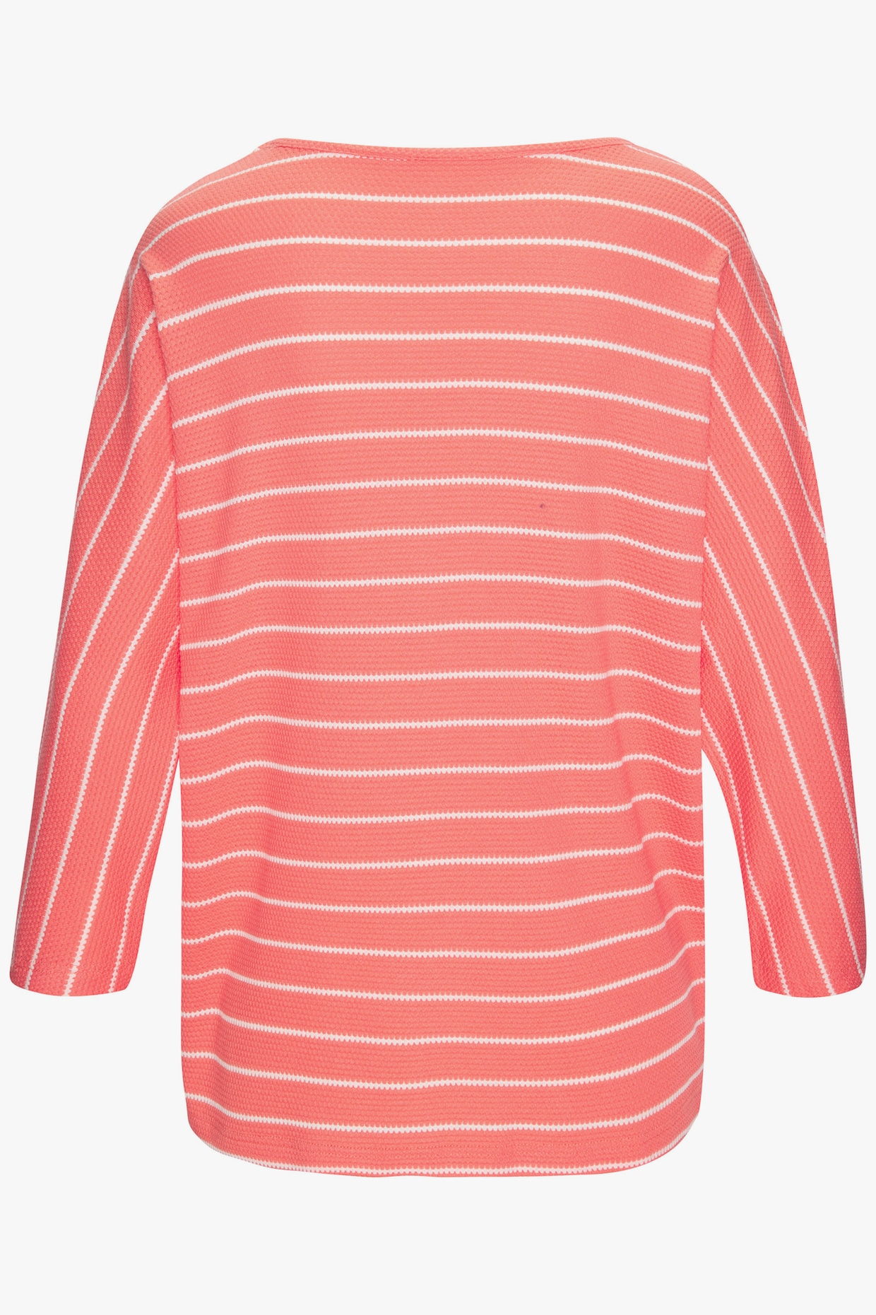 Vivance Shirt met 3/4-mouw - abrikoos, wit