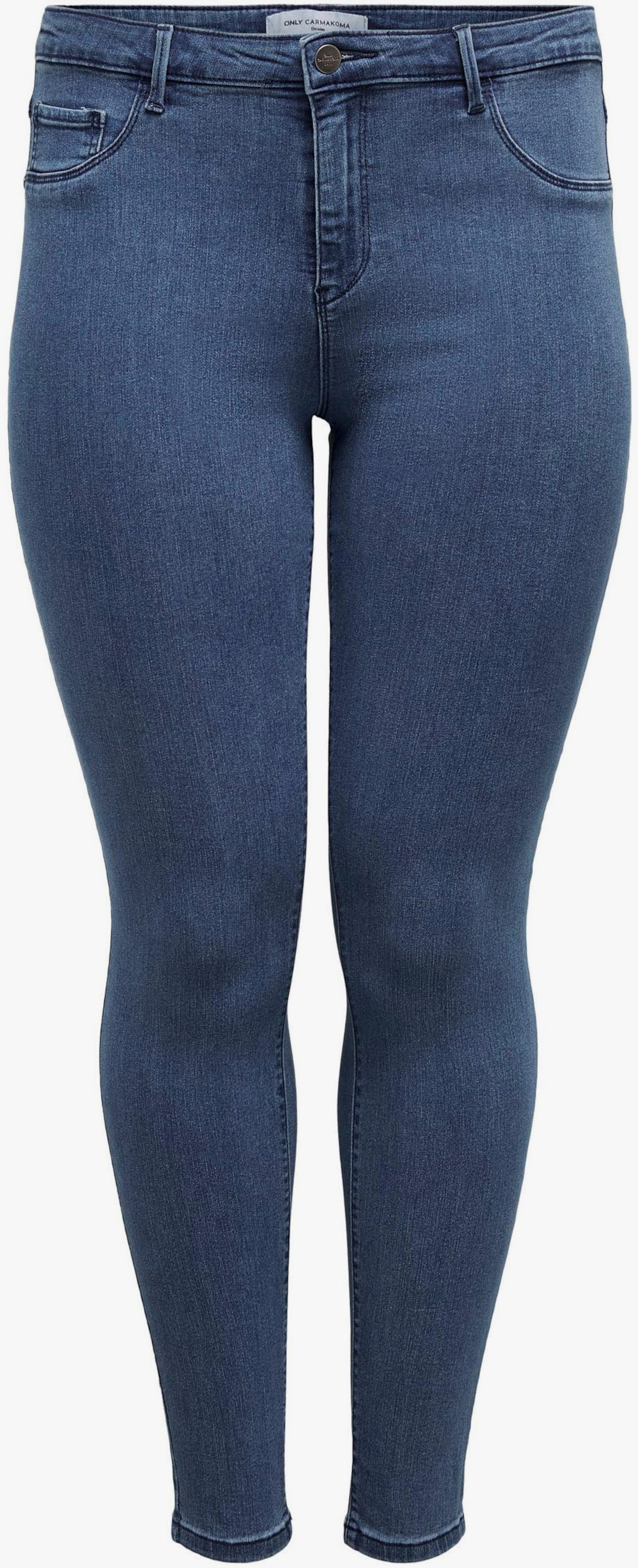Skinny-fit-Jeans - blue-used