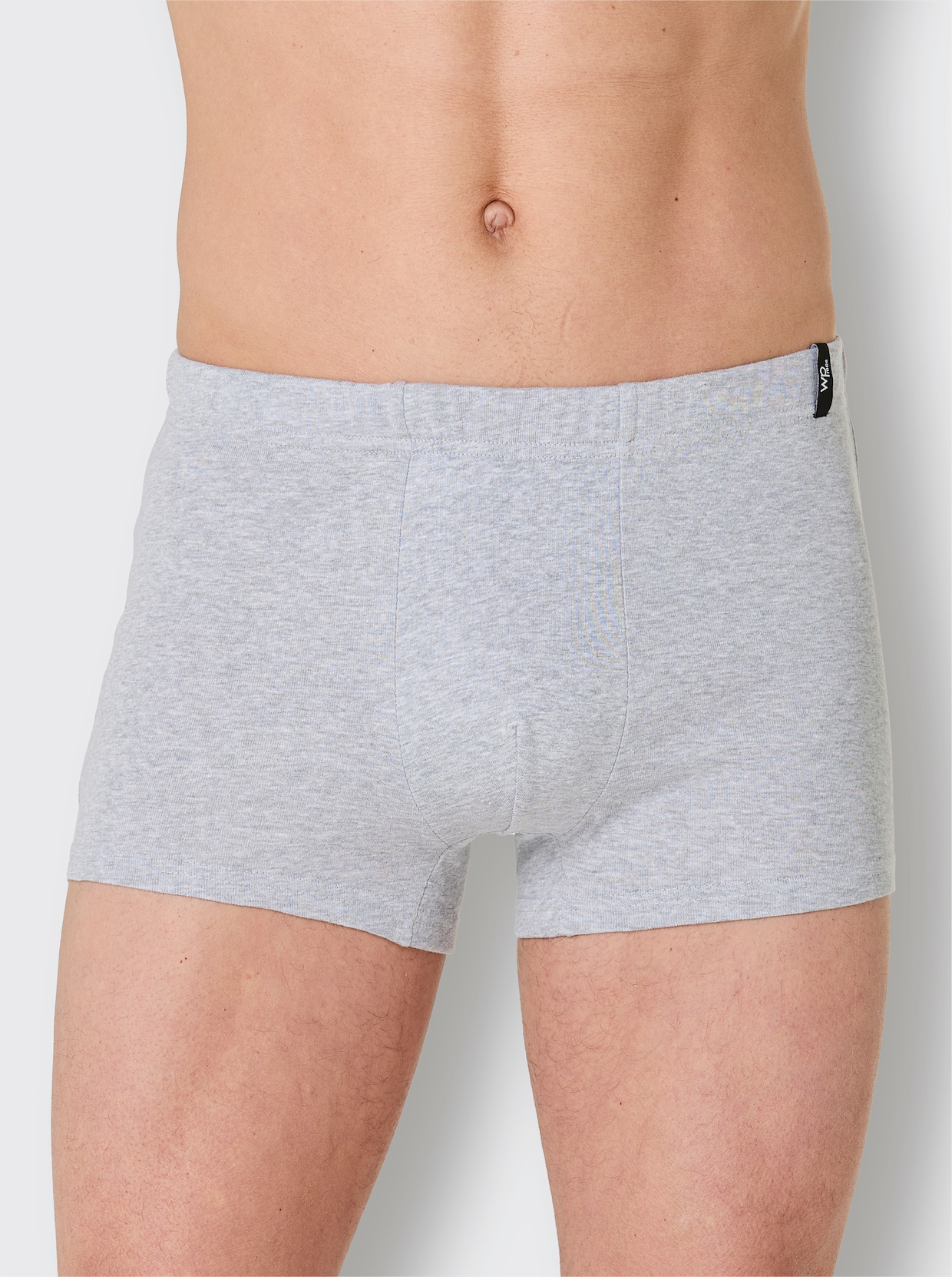 wäschepur men Broek - grijs gemêleerd/aquapetrol