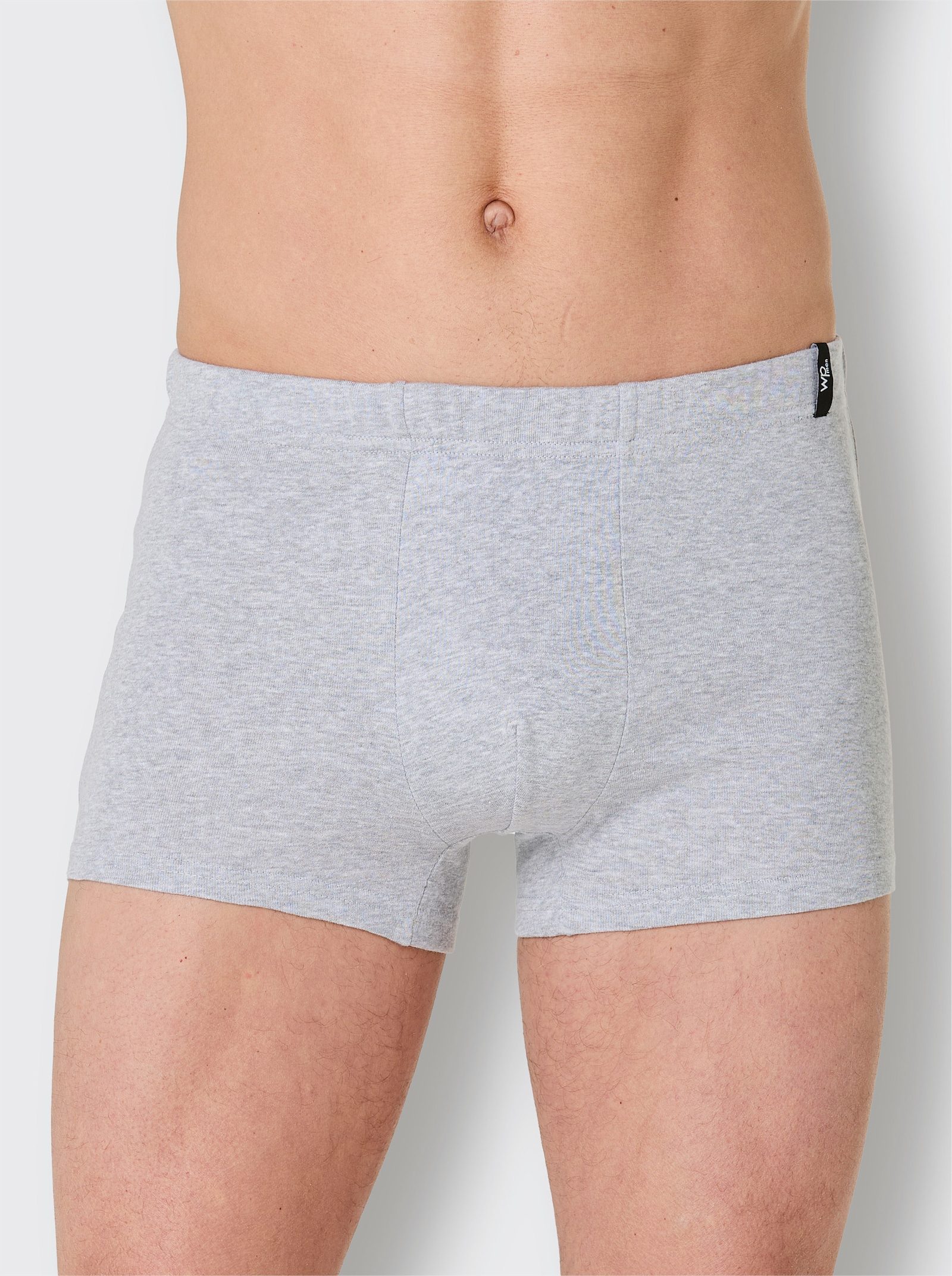 wäschepur men Pants - grau-meliert-aquapetrol